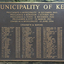 City of Kew Chairmen and Mayors Plaque at the Entrance of Alexandra Gardens, Kew, 2016