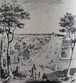 Photograph - Image, Collins Street, Melbourne in 1840, 1840