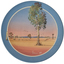 Painted ceramic plate