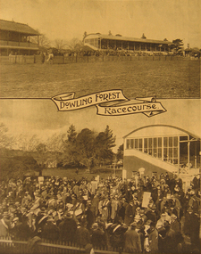 Image - Black and White, Dowling Forest Racecourse, 1922