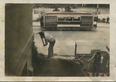 Photograph - Black and White, Renovations to the Bank of Australasia, Sturt St, Ballarat, c1935