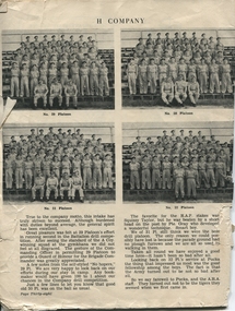 Journal, Southern Cross Journal, H Company, Puckapunyal, 1952 or after