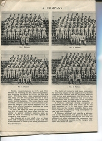 Journal, Southern Cross Journal, A Company, Puckapunyal, 1952 or after