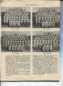 Journal, Southern Cross, D Company, Puckapunyal
