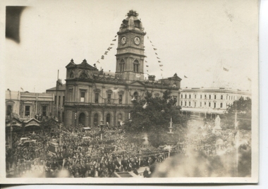 Photograph - Photograph - Black and White, Celebrations in Ballarat, 1937, 1937
