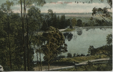 Photograph - Postcard, Gong Gong, Ballarat, 1908
