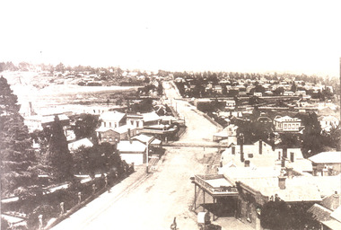 Image, View of Ballarat East from from the Fire Brigade Tower, c1895
