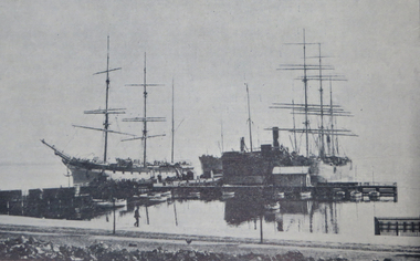Image, Yarra Street Wharf Geelong, c1903, c1895