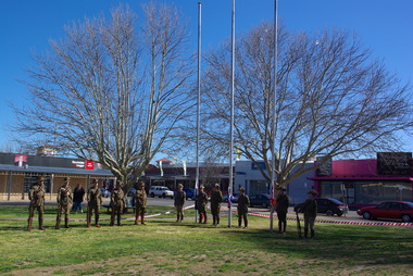 Photographs - Colour, Bacchus Marsh ANZAC Centenary Enlistment Parade Reneactment, 2014, 07/09/2014