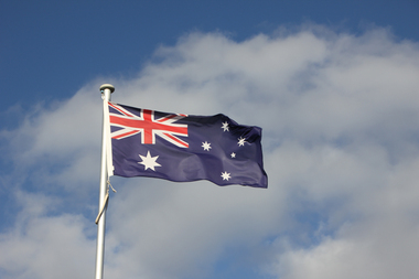 Photograph - Colour, Australian Flag, 12/03/2018