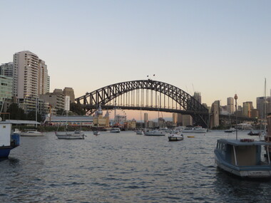 Photograph - Colour, Sydney Harbour Bridge from Lavender Bay, 2019, 12/07/2019