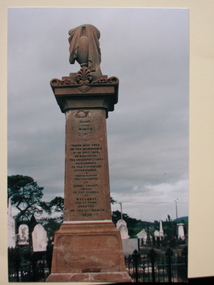 Photograph - Colour, Wayne Phillipson, Diggers' Monument Inscription, Ballaarat Old Cemetery, 2004, 04/18/2004