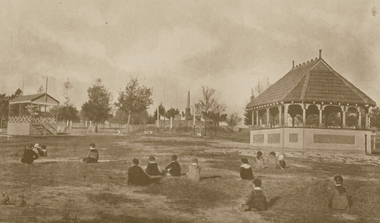 people picnicing in a reserve