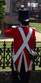 Photograph - Colour, 40th Regiment 'Drummer Boy' at the Ballaarat Old Cemtery, Eureka Sunday, 2013, 2013