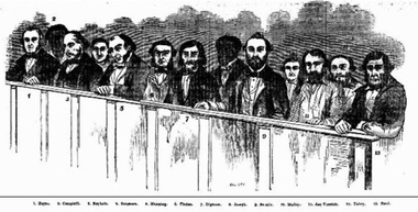 Newspaper - Image, State Teason Trials, 1855, 02/03/1855