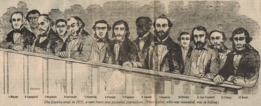 Newspaper - Image, State Treason Trials, 1855, 02/03/1855