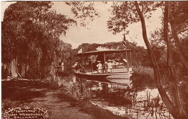 Postcard, Fairyland, Lake Wendouree
