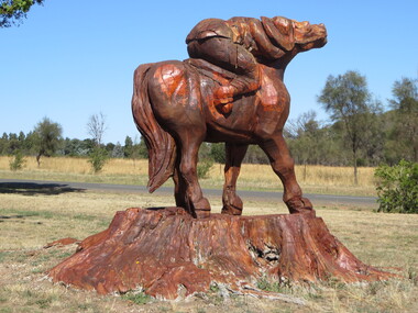 Sculpture of a horse