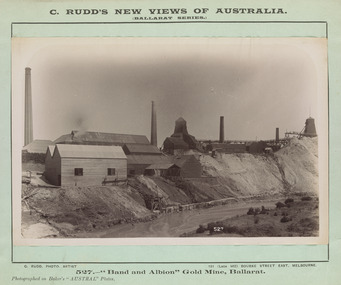Image, Band and Albion Gold Mine, Ballarat
