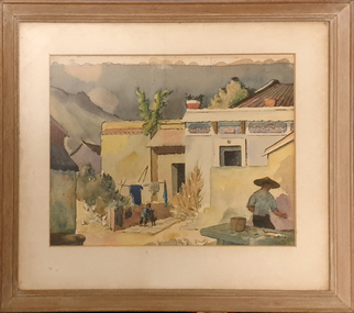Painted townscape