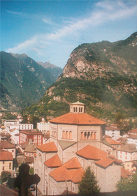 Photograph - Colour, Biasca, Switzerland, from the High Church, 2001