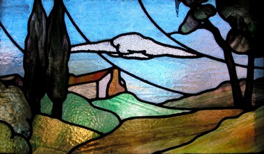 Photograph - Colour, Stained Glass Window, Ballarat, 2009