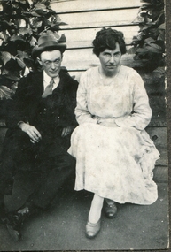 Photograph - Black and White, Perc Butterworth and Kit Fitzgerald