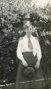 Photograph - Black and White, Mick Fitzgerald and Mavis Long