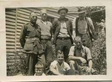 Photograph - Photograph - Black and White, Gervasoni Family, c1941
