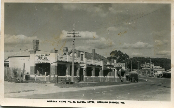Brick hotel in Hepburn Springs