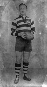 Image, Jack Gervasoni, Captain/Coach of Northcote Football Club, c1957, c1957
