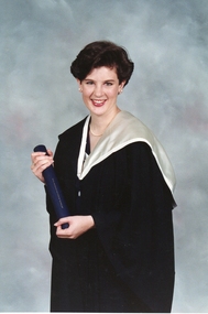 Image, Lisa Gervasoni Graduating from RMIT, c1990s