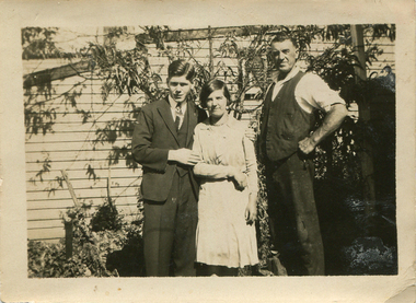 Photograph - black and white, Gervasoni Family