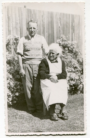 Photograph - Photograph - black and white, Anne and Gus Gervasoni, c