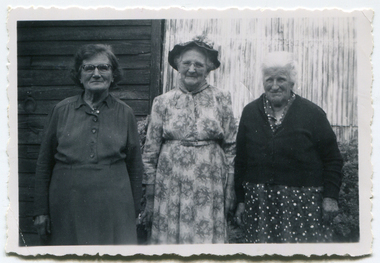 Photograph - Black and White, The Pedretti sisters