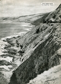 Image - Black and White, Great Ocean Road Near Apollo Bay, c1950