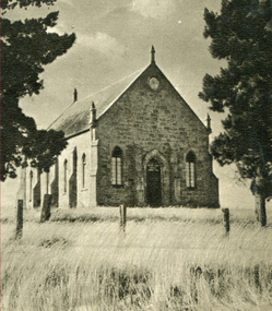 Image - Black and White, Presbyterian Church, Pentland Hills, Victoria, c1950, c1950