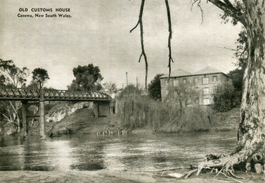 Photograph - Image - Black and White, Old Customs House at Corowa, c1950, c1950