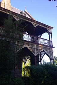 Image - Colour, Bishop's Palace Featuring Caste Iron Lace, Ballarat, 2014, 23/02/2014