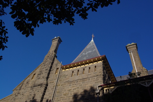 Bishop's Palace Ballarat Featuring Chimneys and Roof Line, Ballarat, 2014