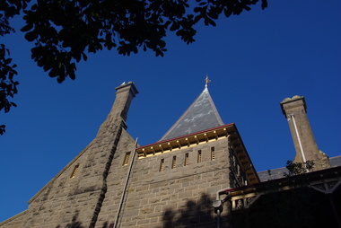 Bishop's Palace Ballarat Featuring Chimneys and Roof Line, Ballarat, 2014
