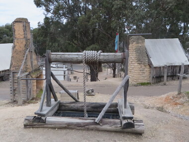 Photograph - Photograph - Colour, Windlass at Sovereign Hill, 2015, 03/03/2015