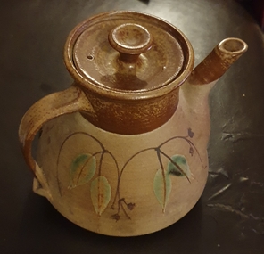 Studio pottery coffee pot