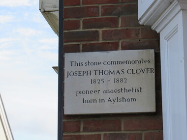 Photograph - Digital photograph, Dorothy Wickham, Plaque to Joseph Thomas Clover, ć2016