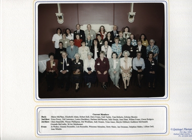 Coloured Photographs, Ballarat & district Genealogical Society 20th Anniversary Luncheon, 1 November 1998