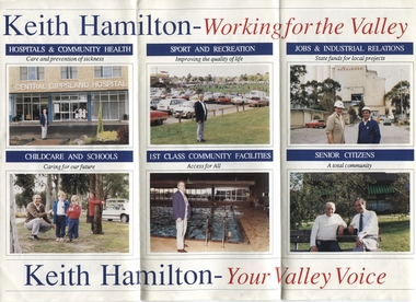 Pamphlet, Keith Hamilton ALP for Morwell