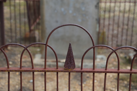 Iron fence