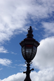 Photograph, Lamp outside Her Majesty's Theatre, Ballarat, 2020, 05/2020
