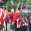 A woman inspected troops of the 40th Regiment  