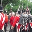 A woman inspected troops of the 40th Regiment  